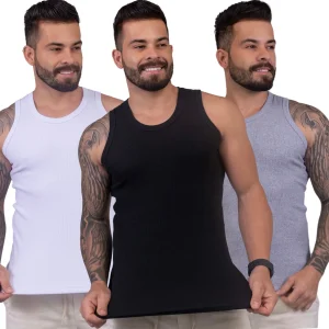 Regata masculina ribana canelada premium vin diesel gta embaixador