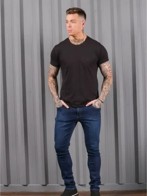 Calça Jeans Masculina Escura Modelo Skinny Linha Casual Premium